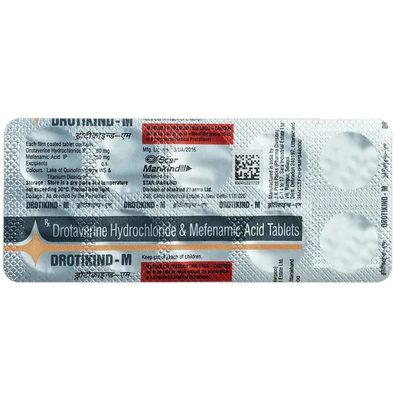 drotikind m tablet 10's